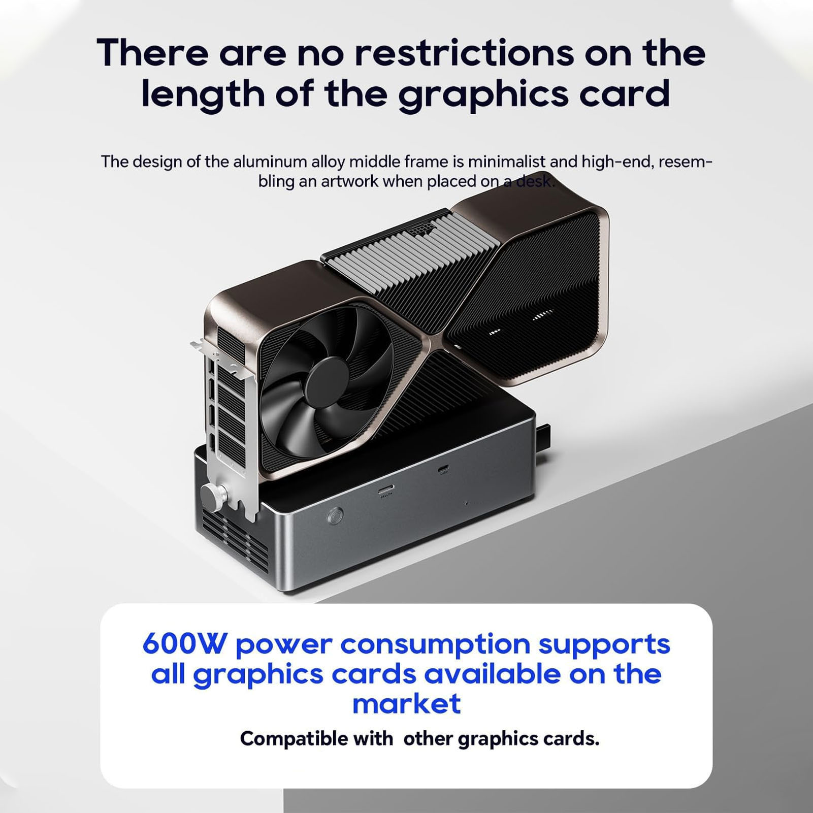 800W PSU PCIe 4.0 X4 Harici GP - Oculink Gpu Dock Station incelemesi ve fiyatı